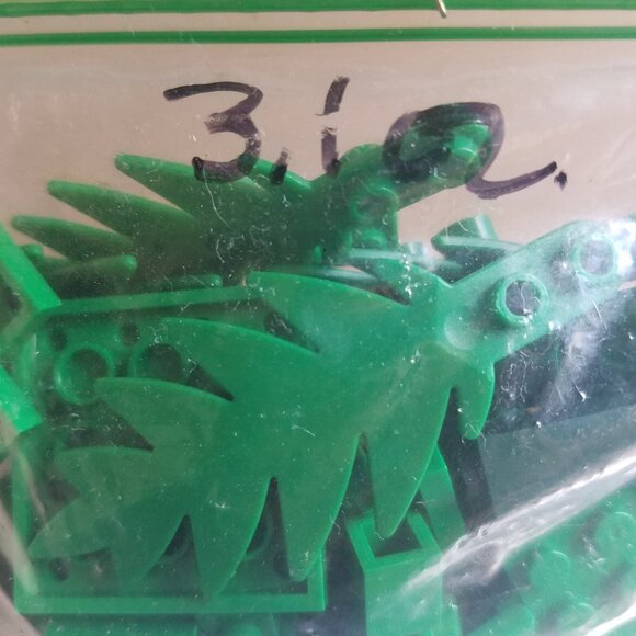 Legos Building Blocks 3.1 oz. Bag Red Pieces of Assorted Sizes!! - Picture 2 of 2